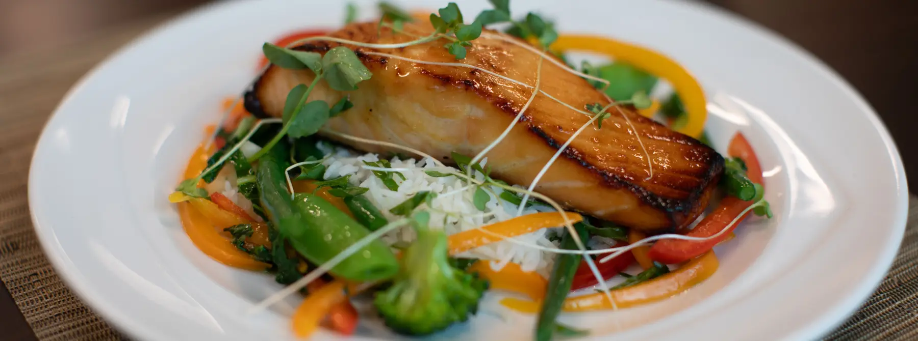 Miso Salmon entree / Entrée au saumon au miso