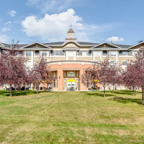 wide angle exterior picture at chartwell colonel belcher retirement residence