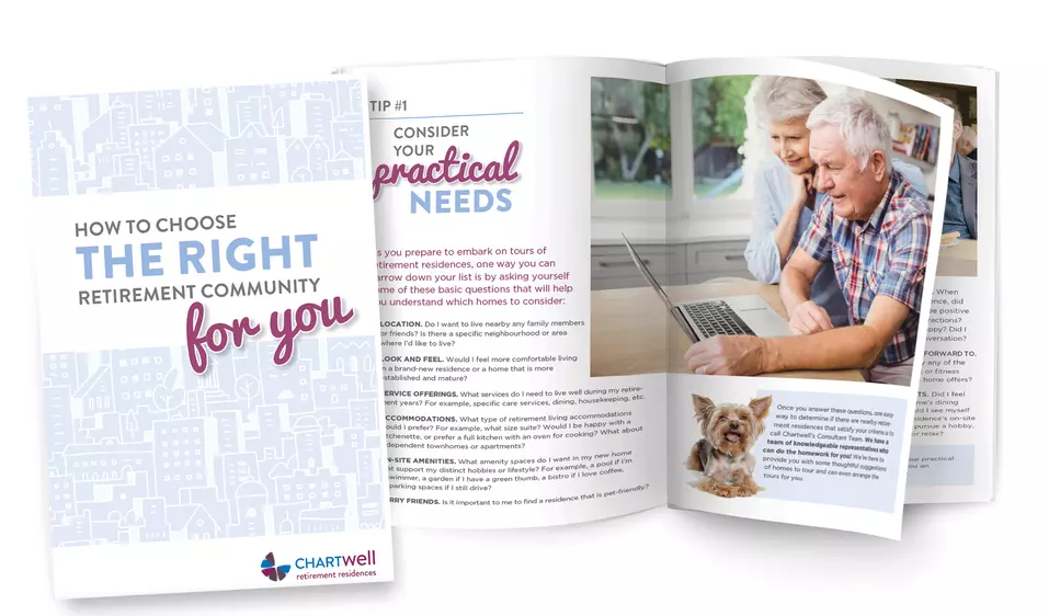 Preview pages of How to Choose the Right Retirement Community