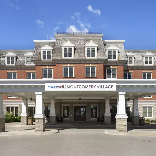 Chartwell Montgomery Village Retirement Residence  front entrance 