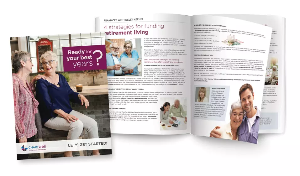 Preview pages of Let’s get started on your senior living journey